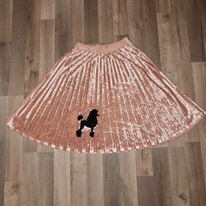 Pink Lady Poodle Skirt